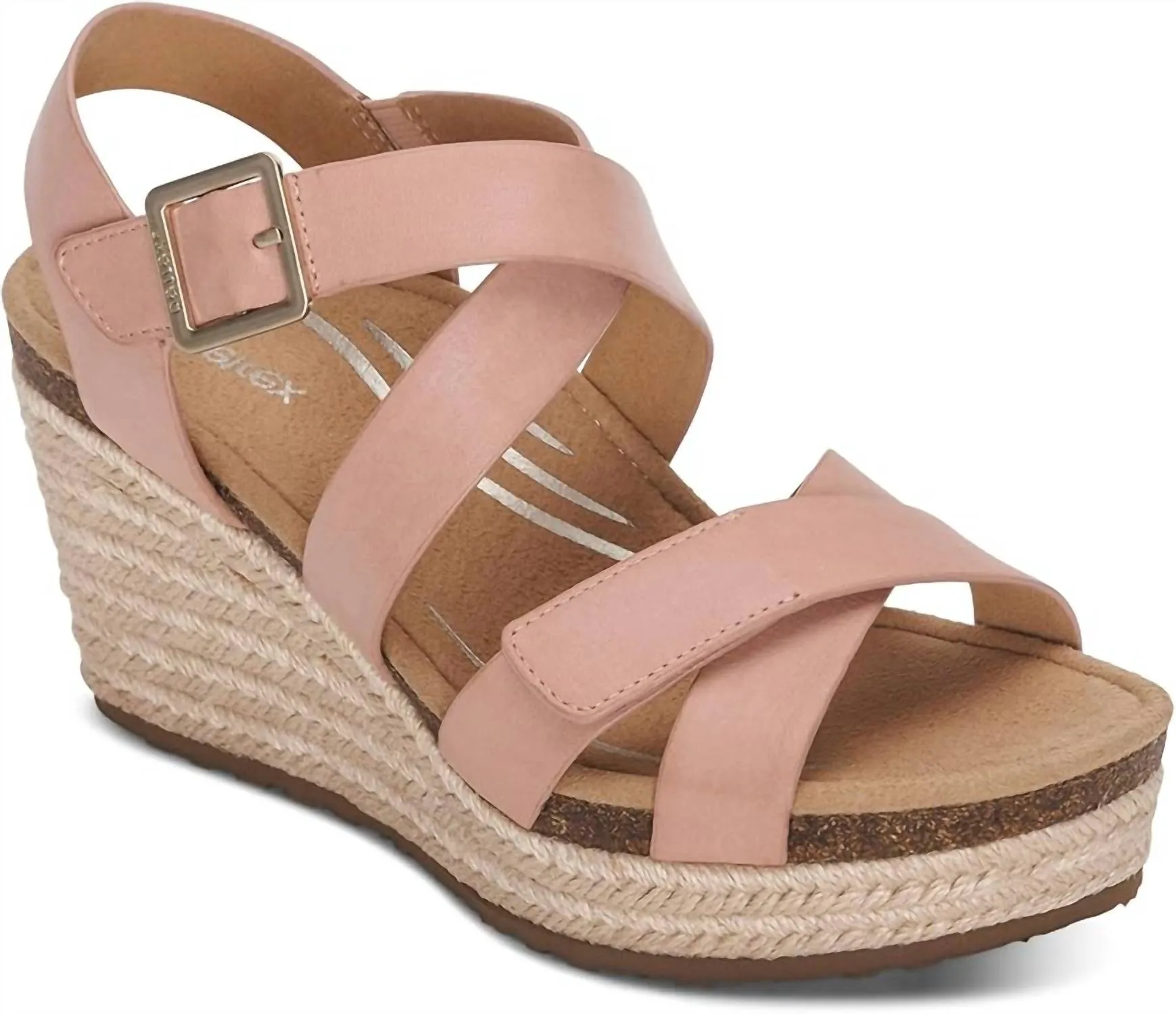 Aetrex - Women's Anna Orthopedic Wedge Sandals