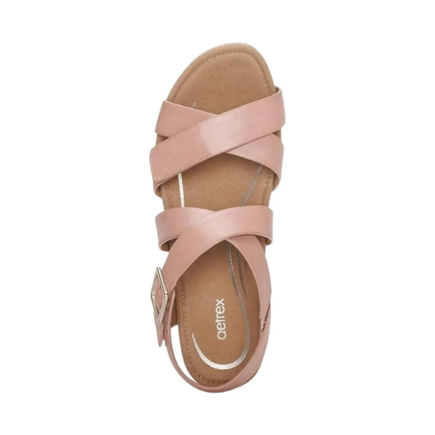Aetrex - Women's Anna Orthopedic Wedge Sandals
