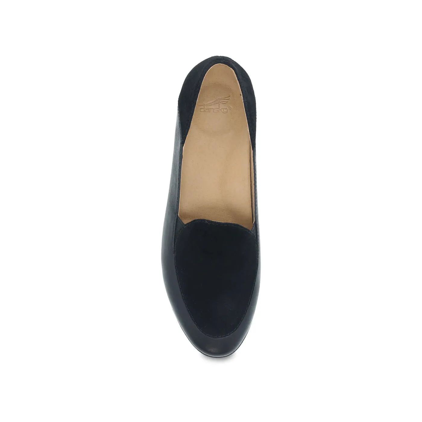 DANSKO LACE BLACK GLAZED - WOMENS