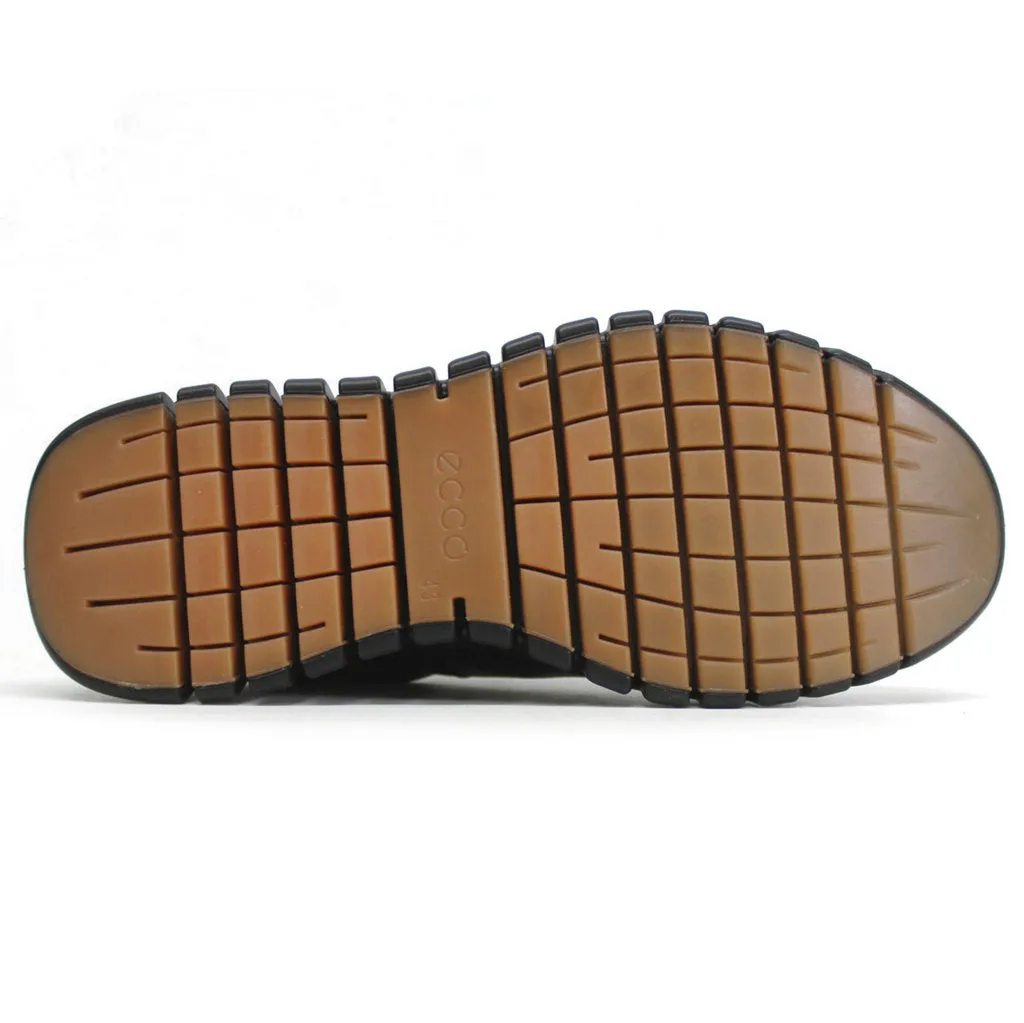 Ecco Gruuv Leather Men's Low Top Trainers