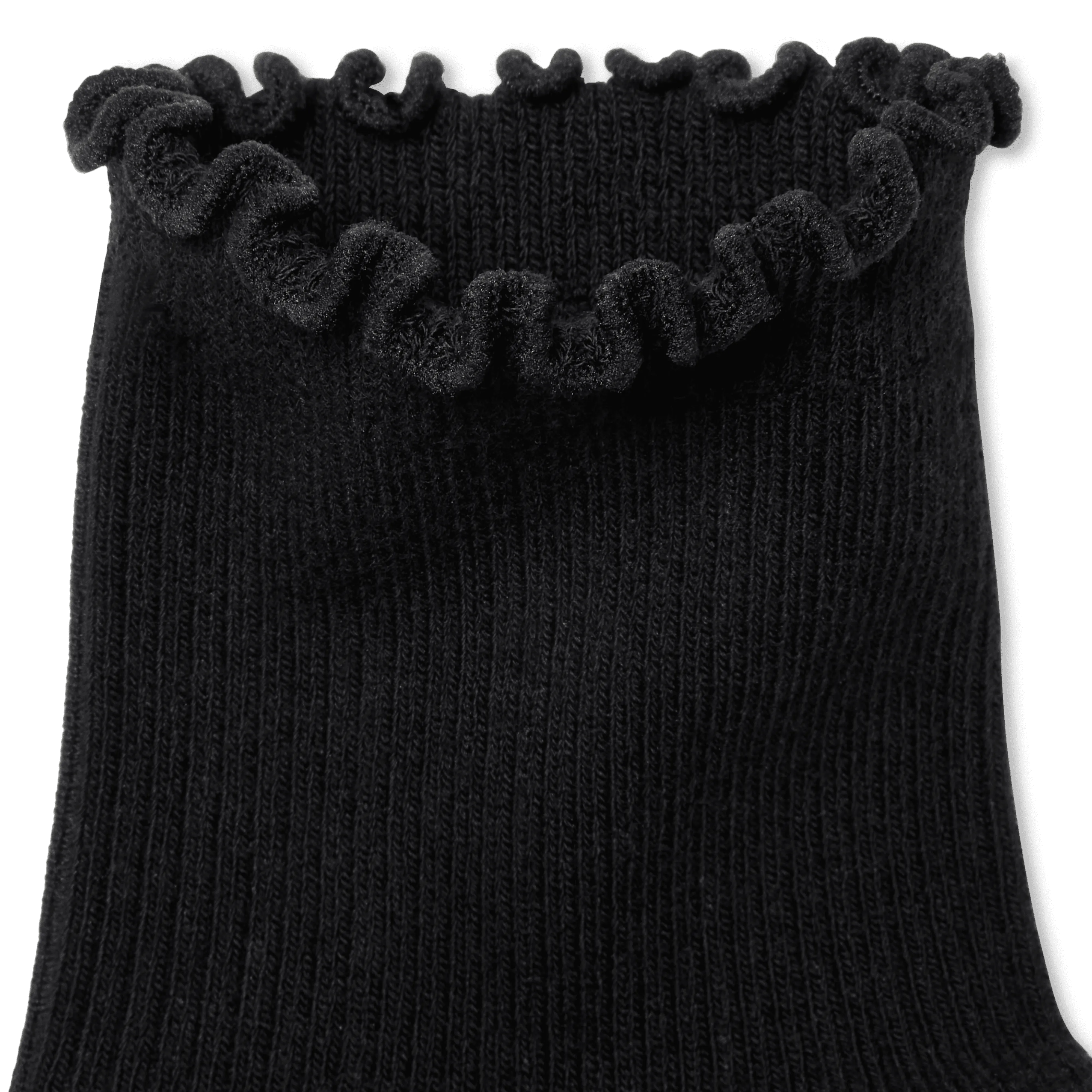 Women's Ruffle Rib Quarter Socks