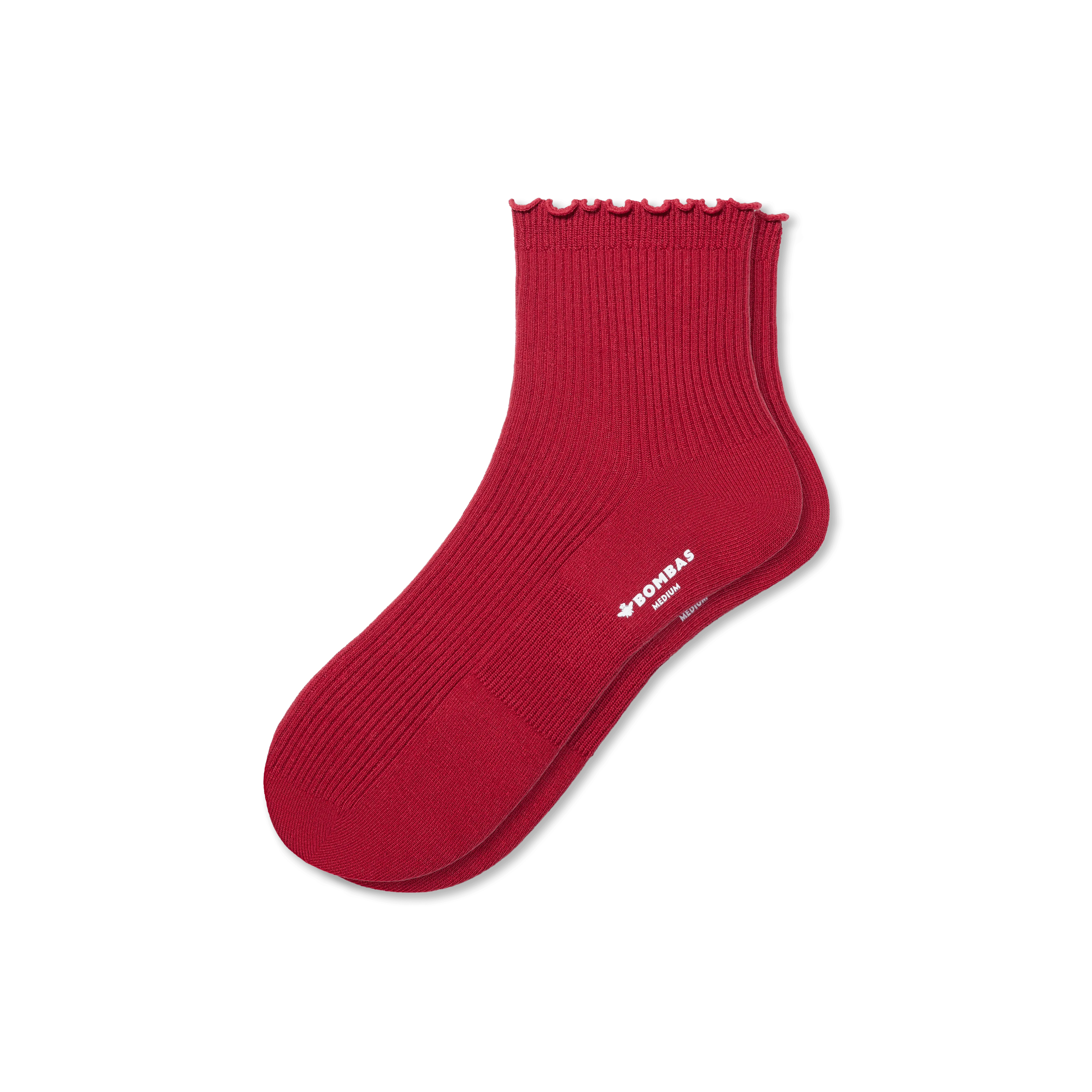 Women's Ruffle Rib Quarter Socks
